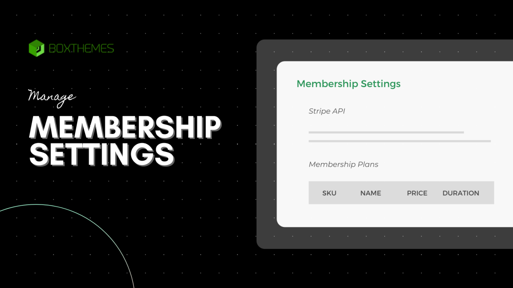 WPFreelance Theme_Manage Membership Settings